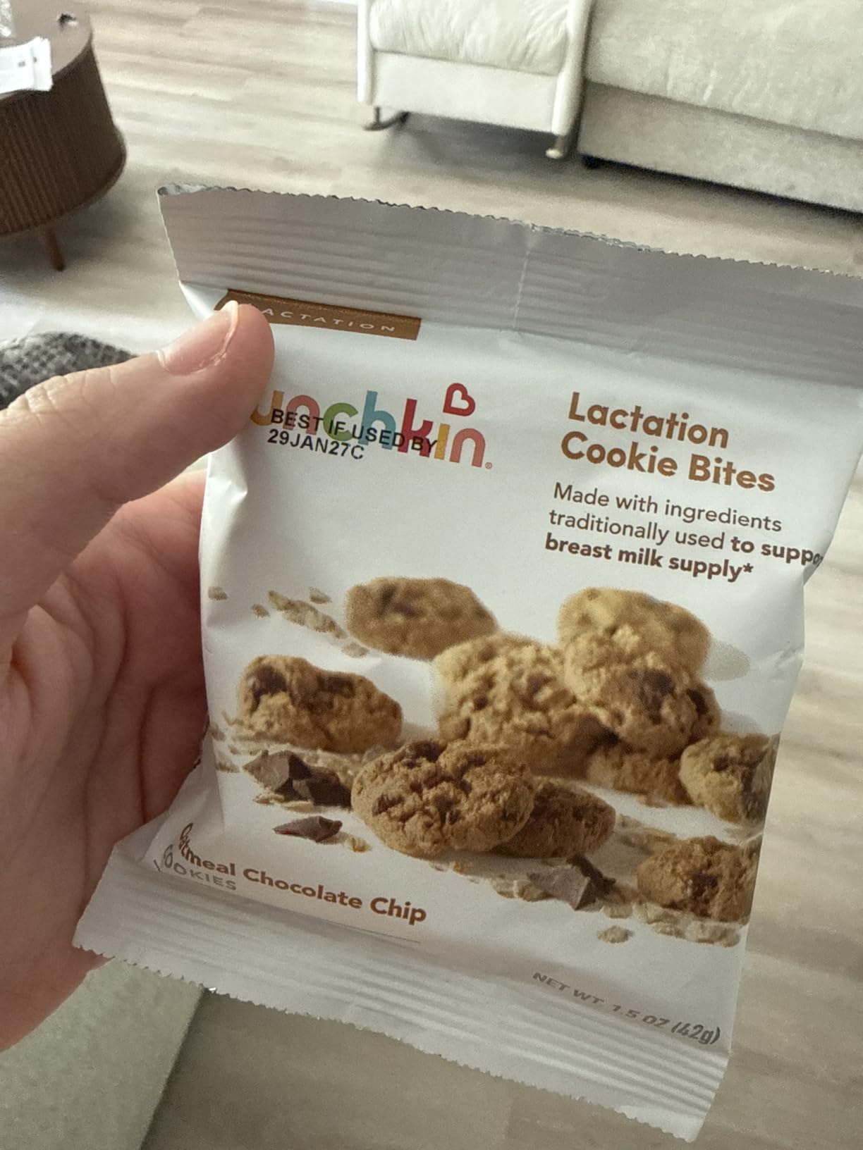 Munchkin Milkmakers Lactation Cookie Bites, Oatmeal Chocolate Chip customer photo 1