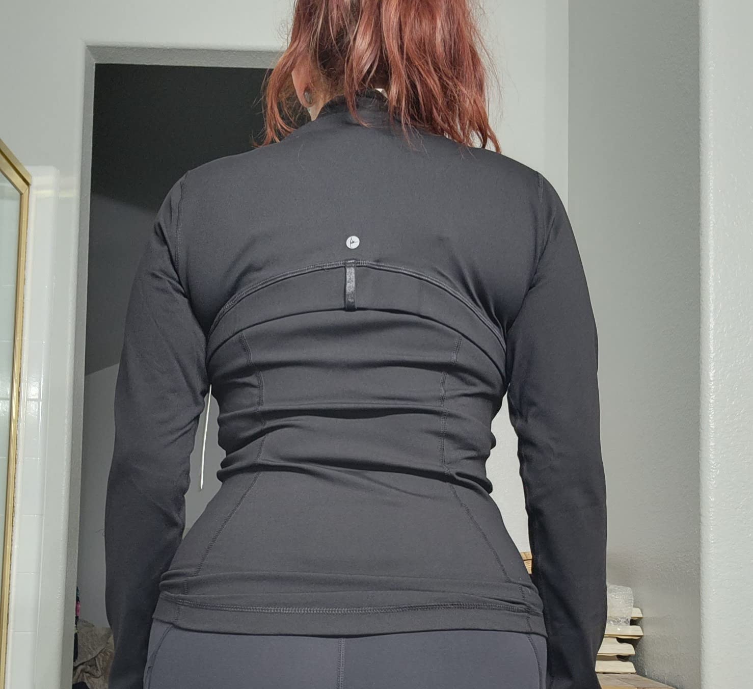 90 Degree By Reflex Full Zip Running Track Jacket Lightweight Athletic Slim Fit Jacket with Thumbholes customer photo 2