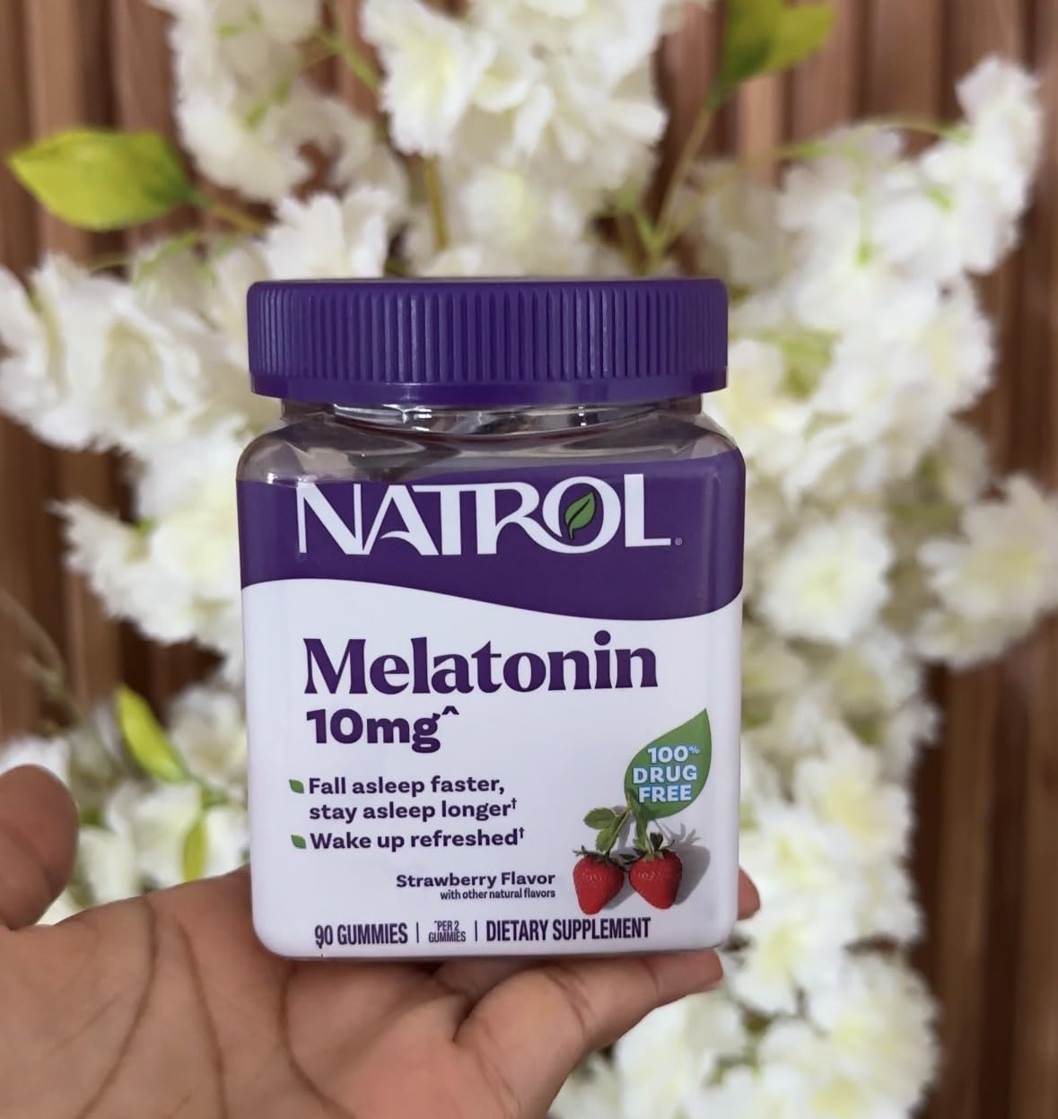 Natrol Melatonin 10 mg Gummies, Sleep Support for Adults, 90 Gummies customer photo 1