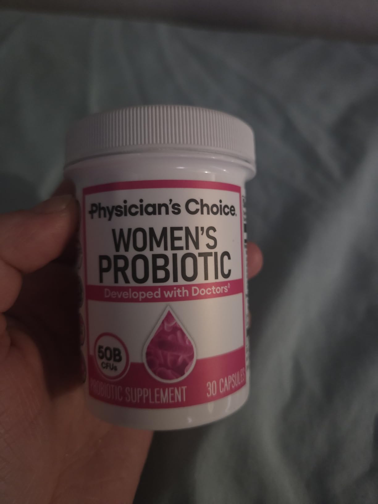 Physician's CHOICE Probiotics for Women - PH Balance, Digestive, UT, & Feminine Health - 50 Billion CFU - 6 Unique Strains for Her - Organic Prebiotics, Cranberry Extract+ - Women Probiotic - 30 CT customer photo 2
