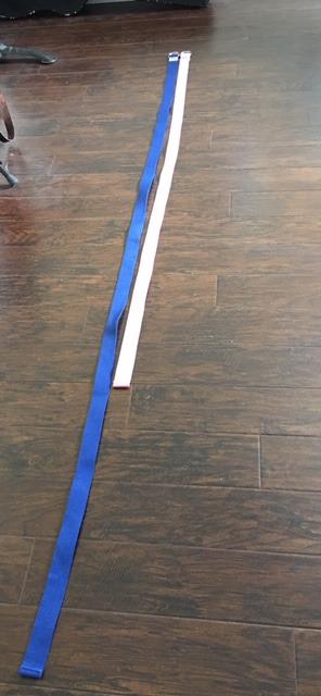 Tumaz Yoga Strap for Stretching with Adjustable D-Ring, 6/8/10 ft customer photo 2