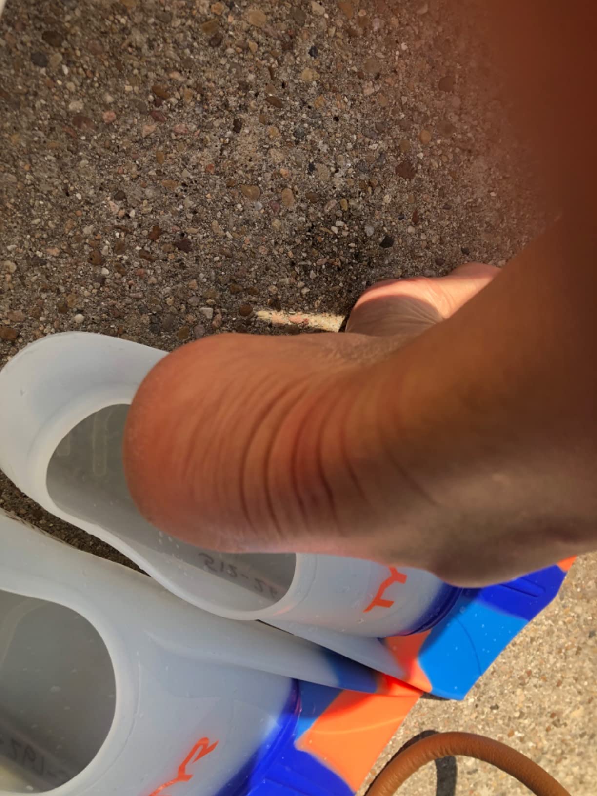 TYR Stryker Silicone Fins - Short Blade Swimming Training Scuba Flippers customer photo 1