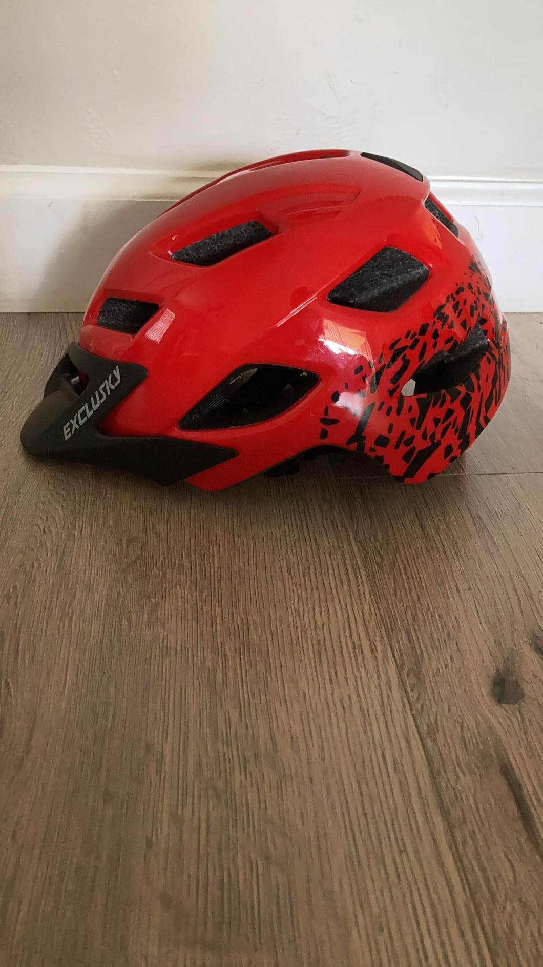 Kids Helmet, Exclusky Kids Bike Helmet Adjustable Safety Lightweight Children Bicycle Helmet for Kids Skating Cycling Scooter Boys and Girls Bicycle Helmets Ages 5-8-14 customer photo 1