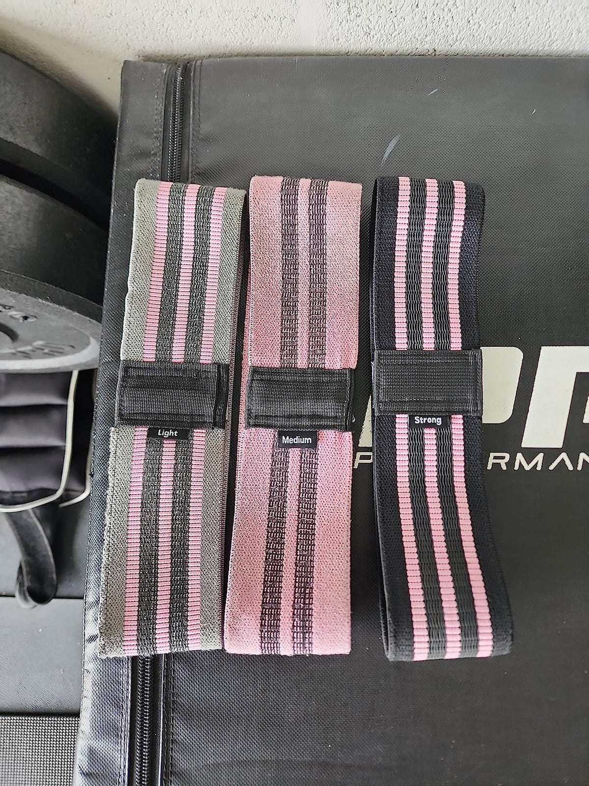 Arena Strength Fabric Booty Bands - Fabric Exercise Bands for Legs and Butt | Fabric Resistance Bands | Hip Resistance Bands with Workout Guide and Carry Case customer photo 1