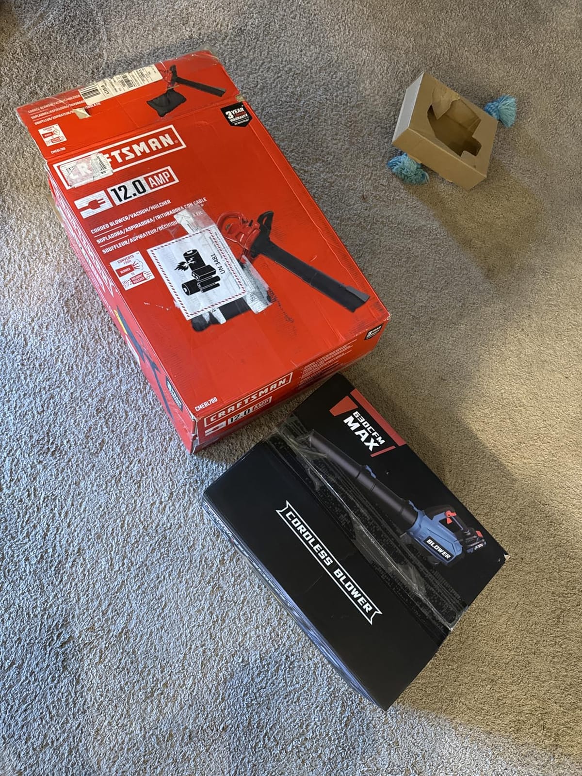 CRAFTSMAN Leaf Blower, Leaf Vacuum and Mulcher, 3-in-1 Backpack Blower, Up to 230 MPH, 12 Amp, Corded Electric (CMEBL700) customer photo 2