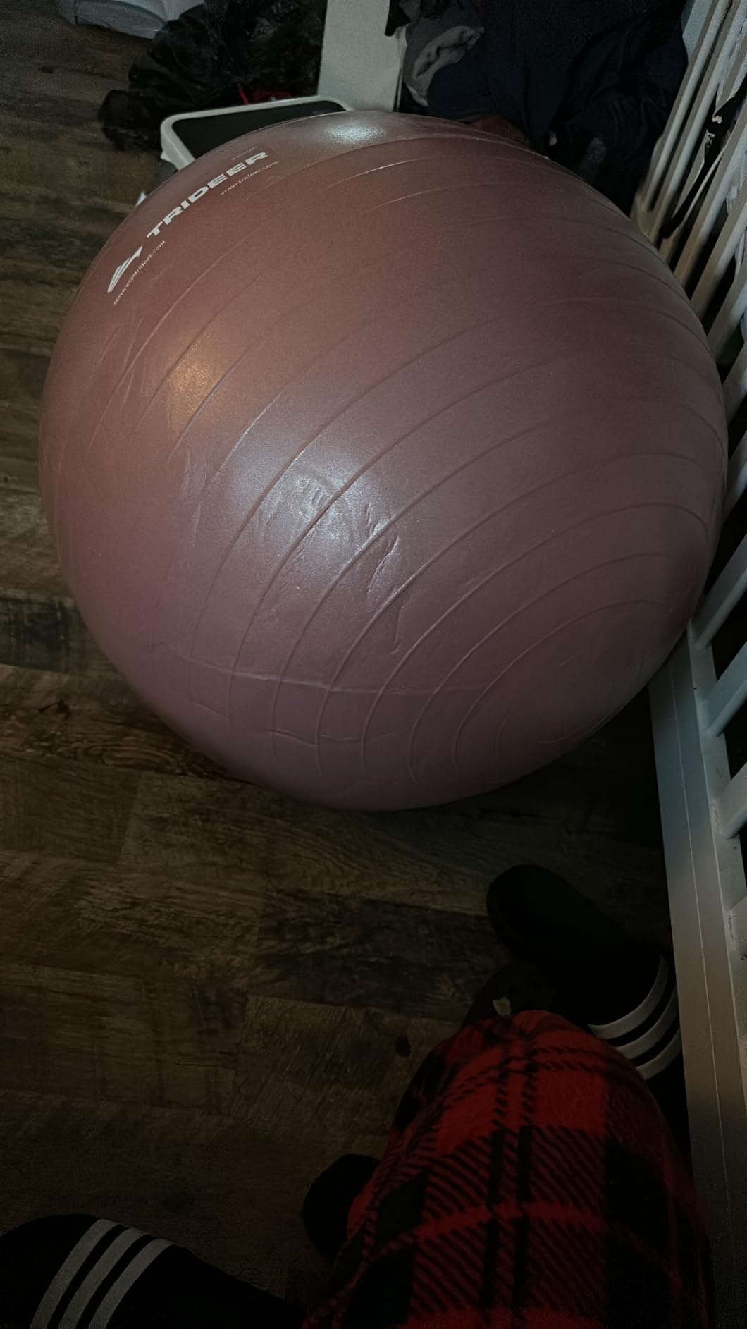 Trideer Yoga Ball for Exercise, Pilates, Core & Balance Training, Stability Ball for Pregnancy & Birthing Prep, Physical Therapy, Daily Stretching, Office Chair for Active Sitting, Quick Pump Included customer photo 2