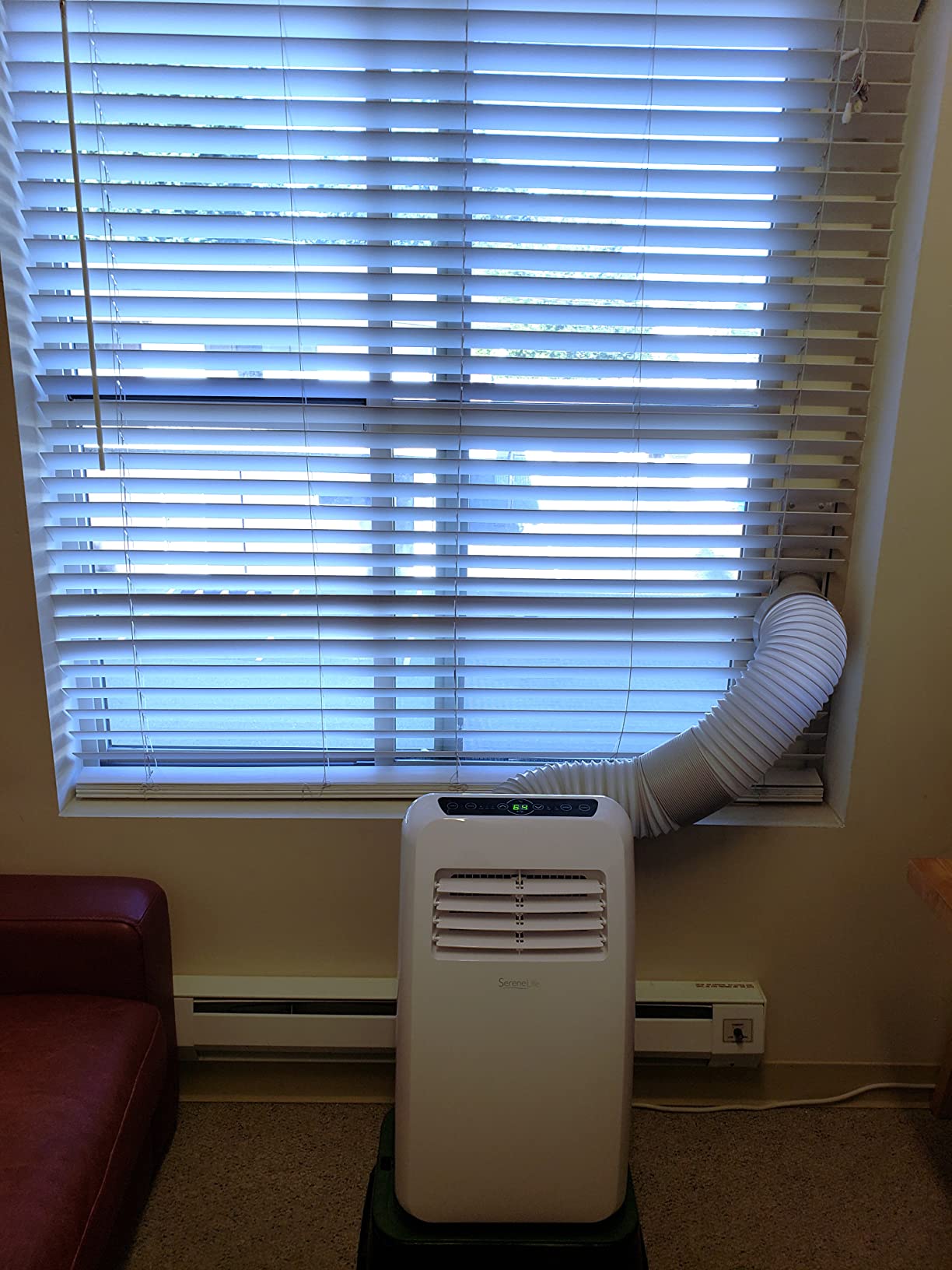 SereneLife Portable Air Conditioner, With Dual Motor, Dehumidifier & Fan | 8,000 BTU AC With Temperature Ranges 64°F–90°F | Fast Powerful Cooling | 3 Fan Speeds, Remote Control, & Window Exhaust Kit customer photo 2