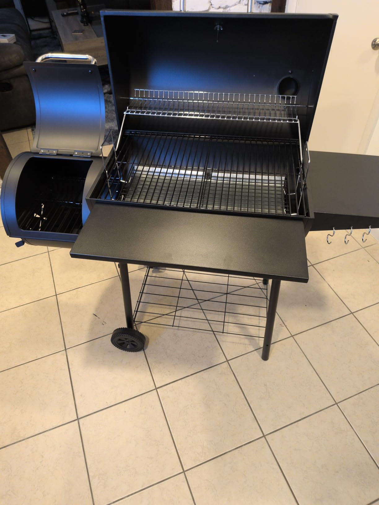 Royal Gourmet CC1830S BBQ Charcoal Grill and Offset Smoker, Outdoor Camping customer photo 1
