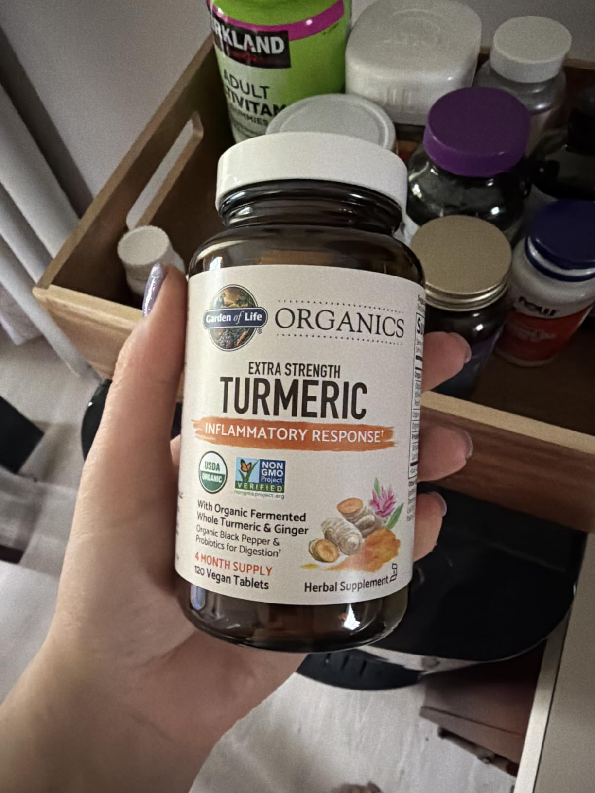 Garden of Life Organics Extra Strength Turmeric Supplement, 60 Tablets customer photo 2