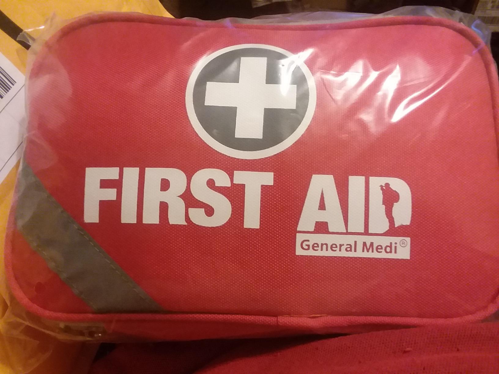 General Medi 2-in-1 First Aid Kit (215 Piece Set) + 43 Piece Mini First Aid Kit -Includes Ice(Cold) Pack, Moleskin Pad and Emergency Blanket for Travel, Home, Office, Car, Workplace customer photo 1