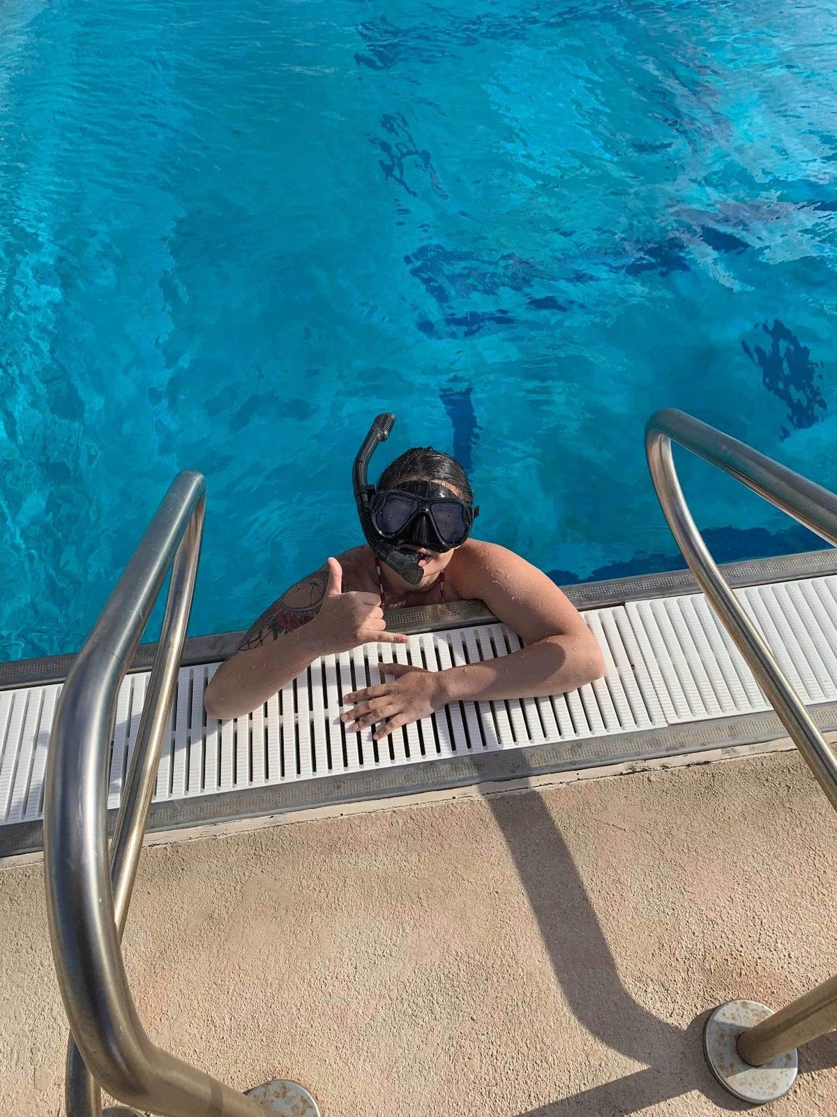 Greatever Snorkeling Gear for Adults Kids, Dry Snorkel Mask Set Anti-Fog customer photo 1