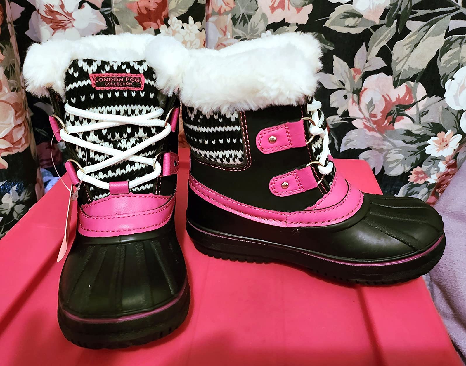 LONDON FOG Girls Toddler Tottenham Cold Weather Snow Boot customer photo 2