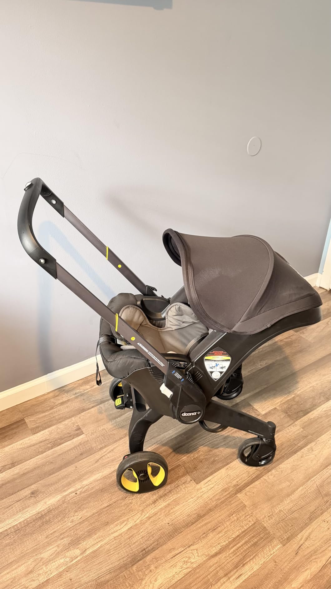 Doona Car Seat & Stroller, Nitro Black - All-in-One Travel System customer photo 2