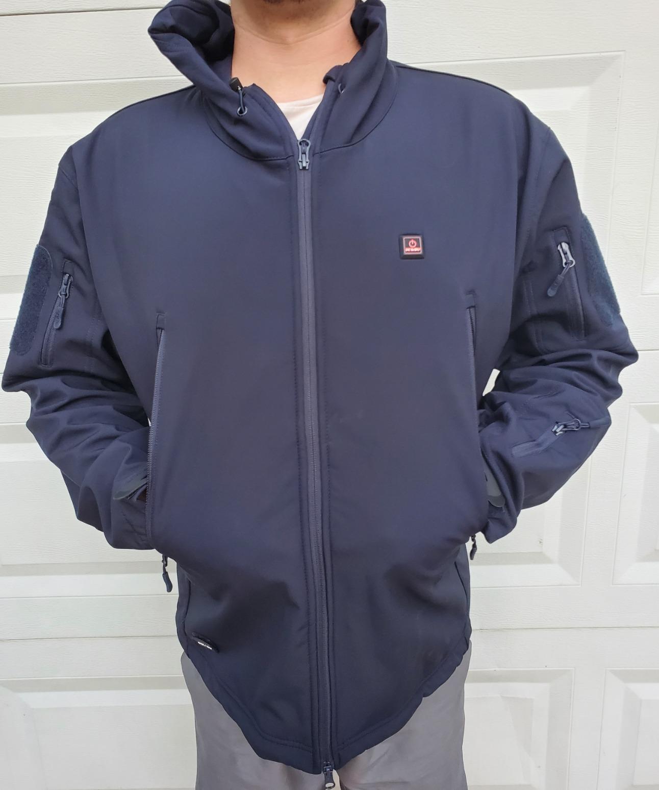 DEWBU Heated Jacket for Men with 12V Battery Pack customer photo 1