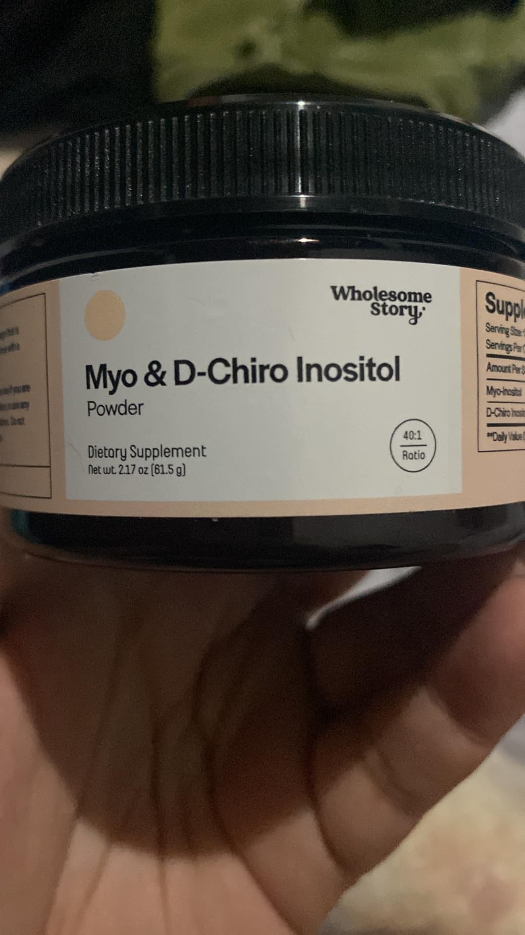 Wholesome Story Myo-Inositol & D-Chiro Inositol Supplement for Women | Fertility Supplements for Hormonal Balance & Ovarian Health Support | Myoinositol | Ideal 40:1 Ratio | 30 Servings customer photo 1