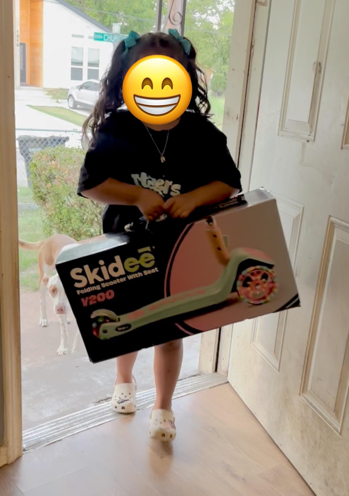 SKIDEE Kick Scooter for Kids Ages 3-5 | Foldable 3 Wheel Scooter with Lean-to-Steer, Adjustable Height, Removable Seat & LED Light Wheels | Toddler Scooter Up to 12 Year Old Boys/Girls customer photo 2