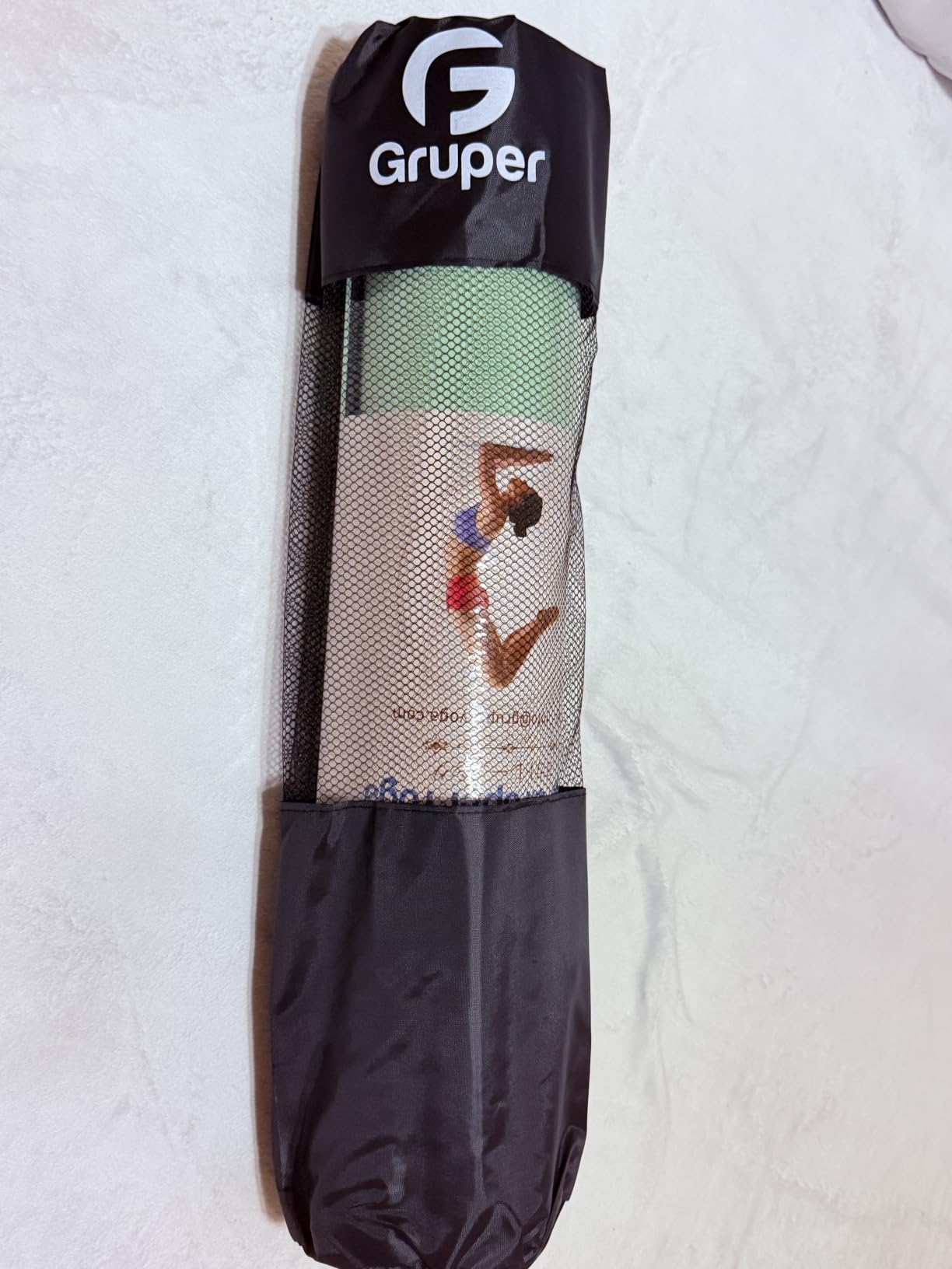 Gruper Yoga Mat Non Slip, Eco Friendly Exercise Mat with Carrying Strap customer photo 2