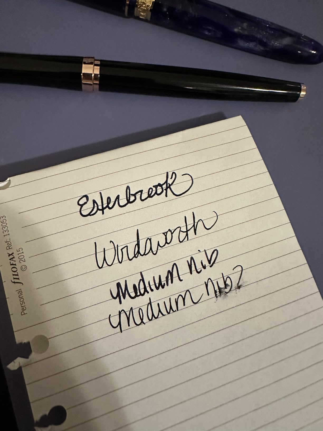 Wordsworth & Black Luxury Fountain Pen Set for Writing, Medium Nib, Silver customer photo 2