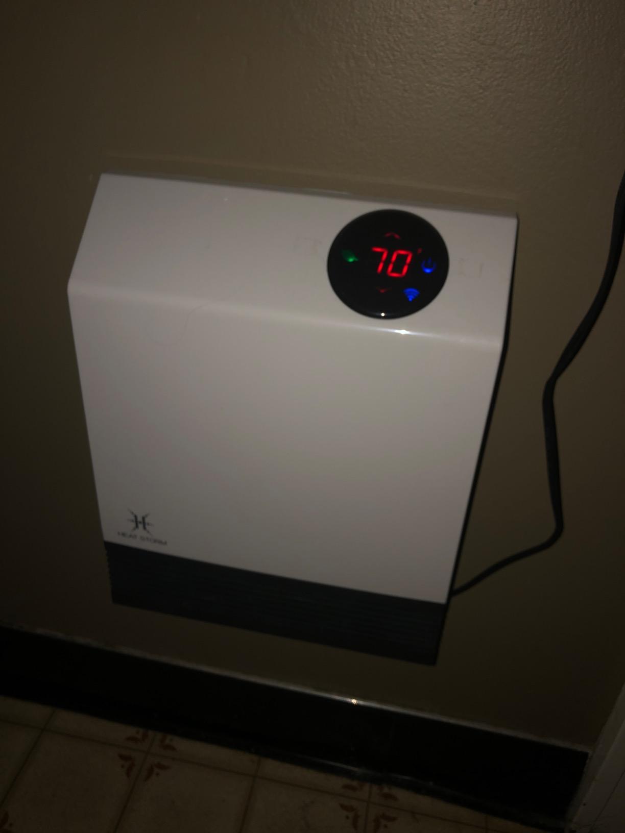 Heat Storm HS-1000-WX-WIFI Infrared Wi-Fi Heater, 1000 Watt customer photo 1