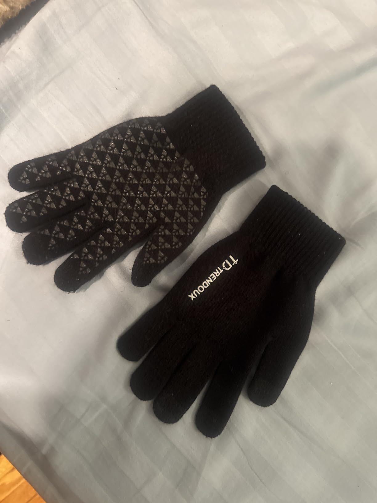 TRENDOUX Winter Gloves for Men Women - Upgraded Touch Screen Cold Weather Thermal Warm Knit Glove for Running Driving Hiking customer photo 1
