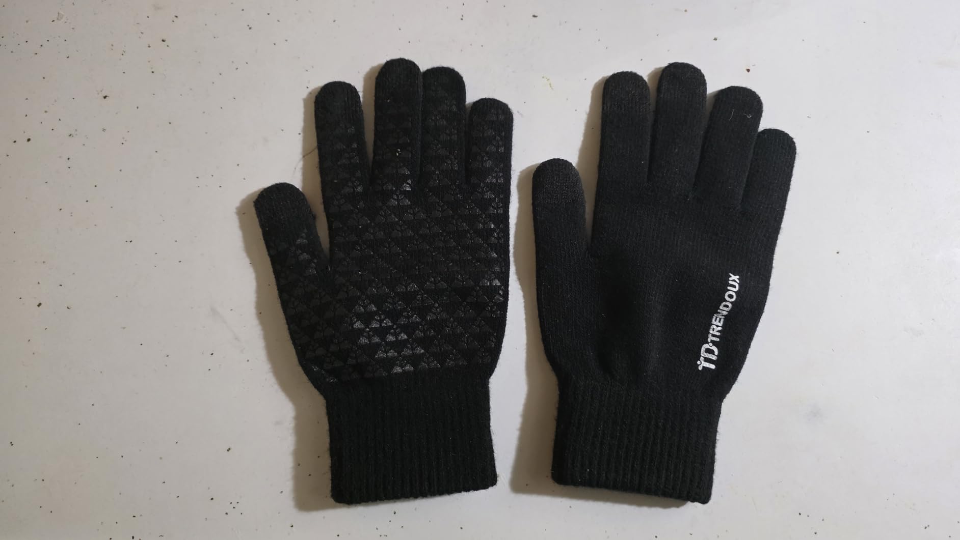 TRENDOUX Winter Gloves for Men Women - Upgraded Touch Screen Cold Weather Thermal Warm Knit Glove for Running Driving Hiking customer photo 2