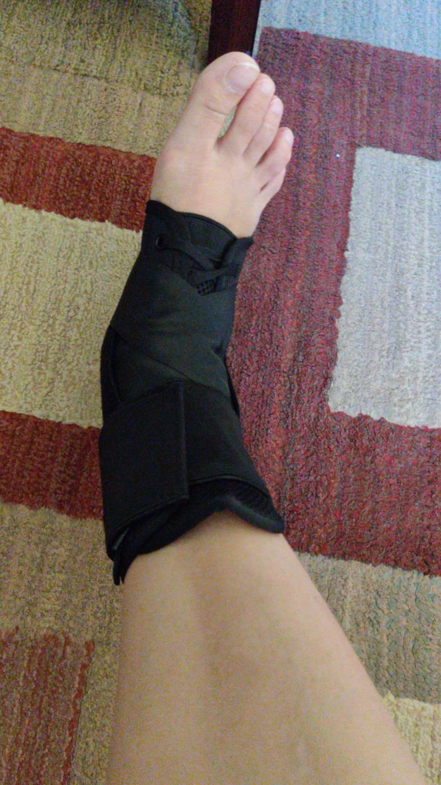 Ankle Brace for Women Men - Ankle Support Brace for Sprained Ankle,Ankle Stabilizer for Achilles,Tendon,Sprain,Injury Recovery,Lace up Ankle wrap for Running,Basketball,Volleyball customer photo 2