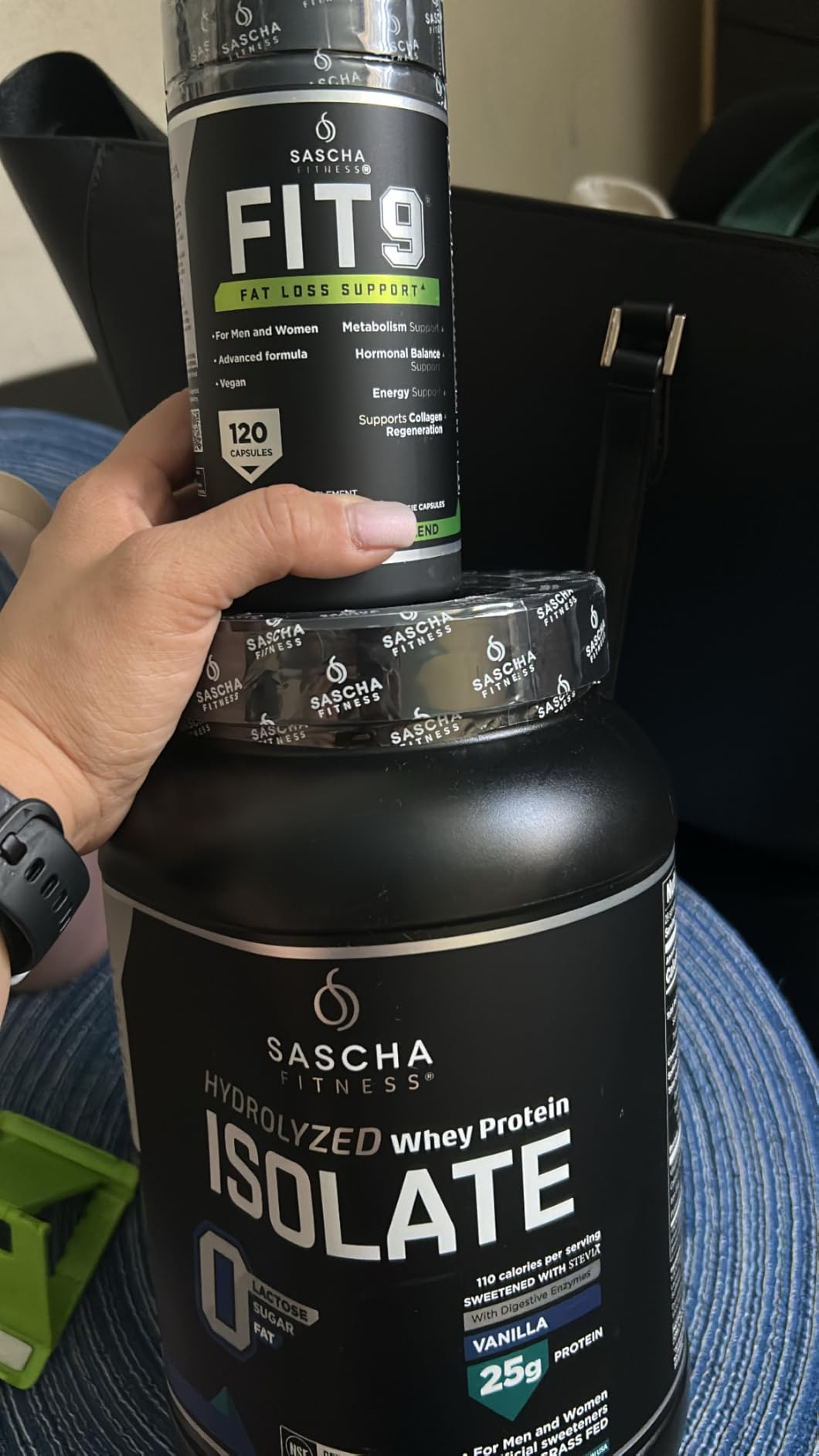 Sascha Fitness Fat Loss pills | Collagen support | Fluid Balance | FIT9 Ingredients: 7Keto + Uva Ursi, Gotu Kola, L-Theanine,Gingko Biloba,DIM,Green Tea | Weight Loss Supplements-Vegan-120 Natural Cap customer photo 2