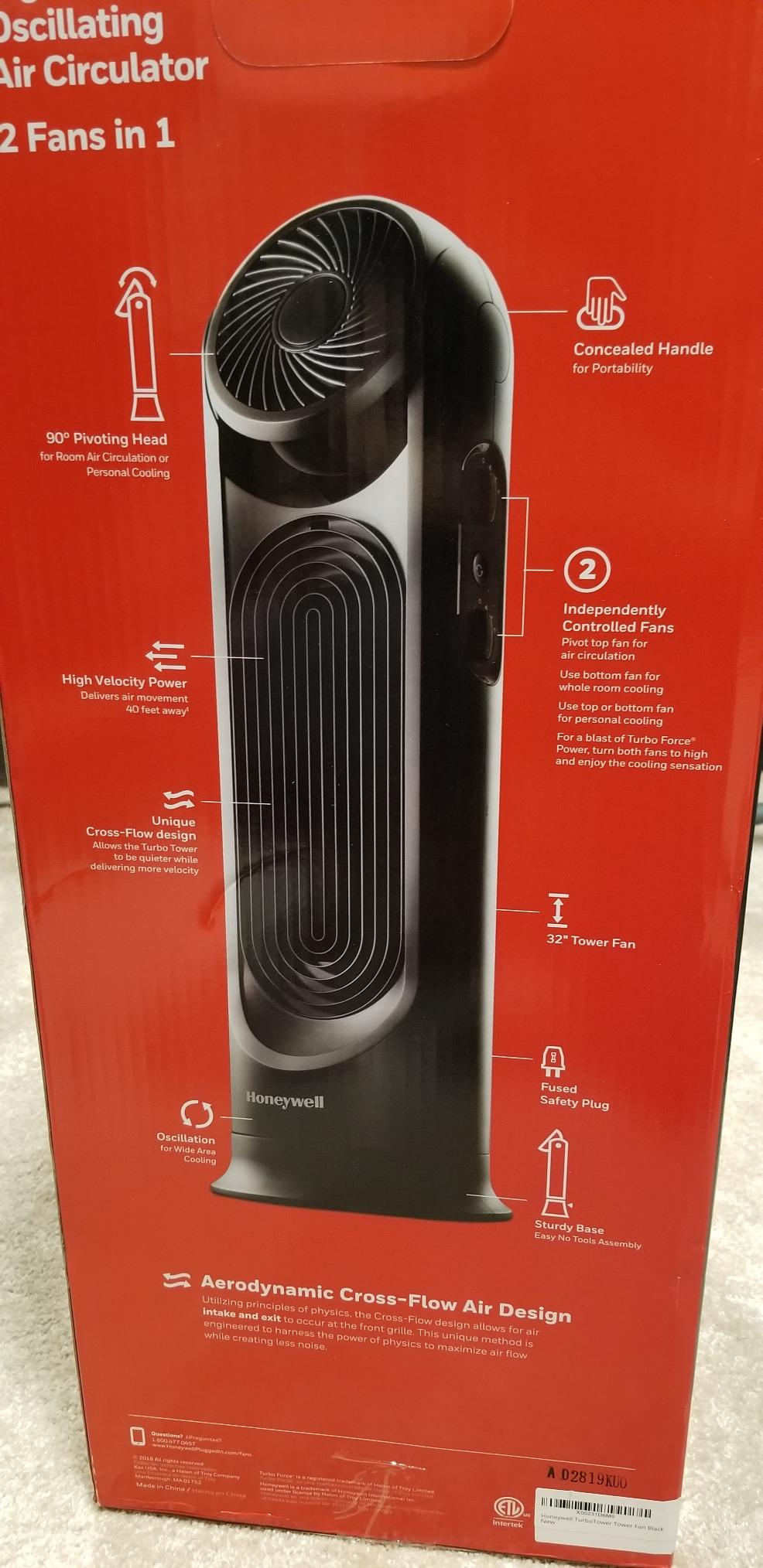 Honeywell TurboForce Tower Fan, Black, HYF500 customer photo 2