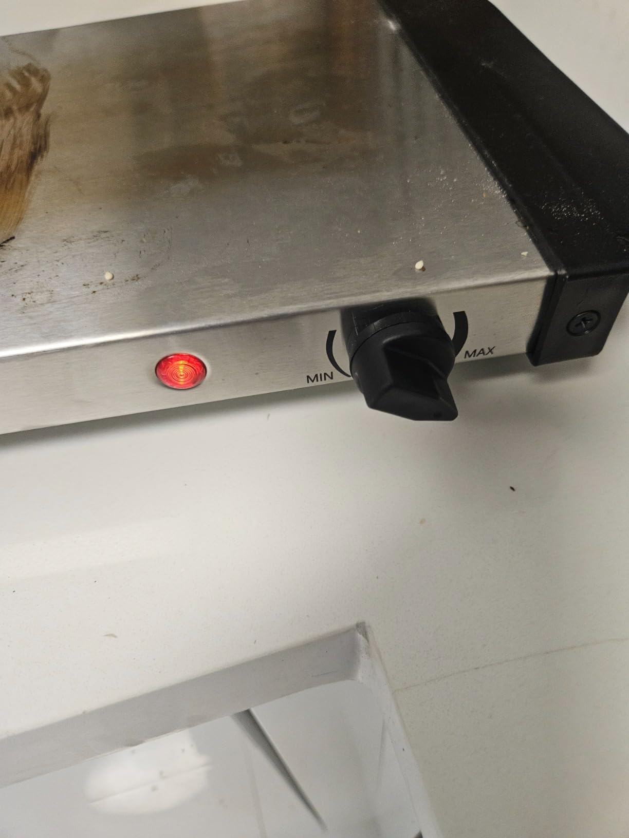 OVENTE Electric Warming Tray, Adjustable from 90°F to 284°F, Silver FW170S customer photo 1