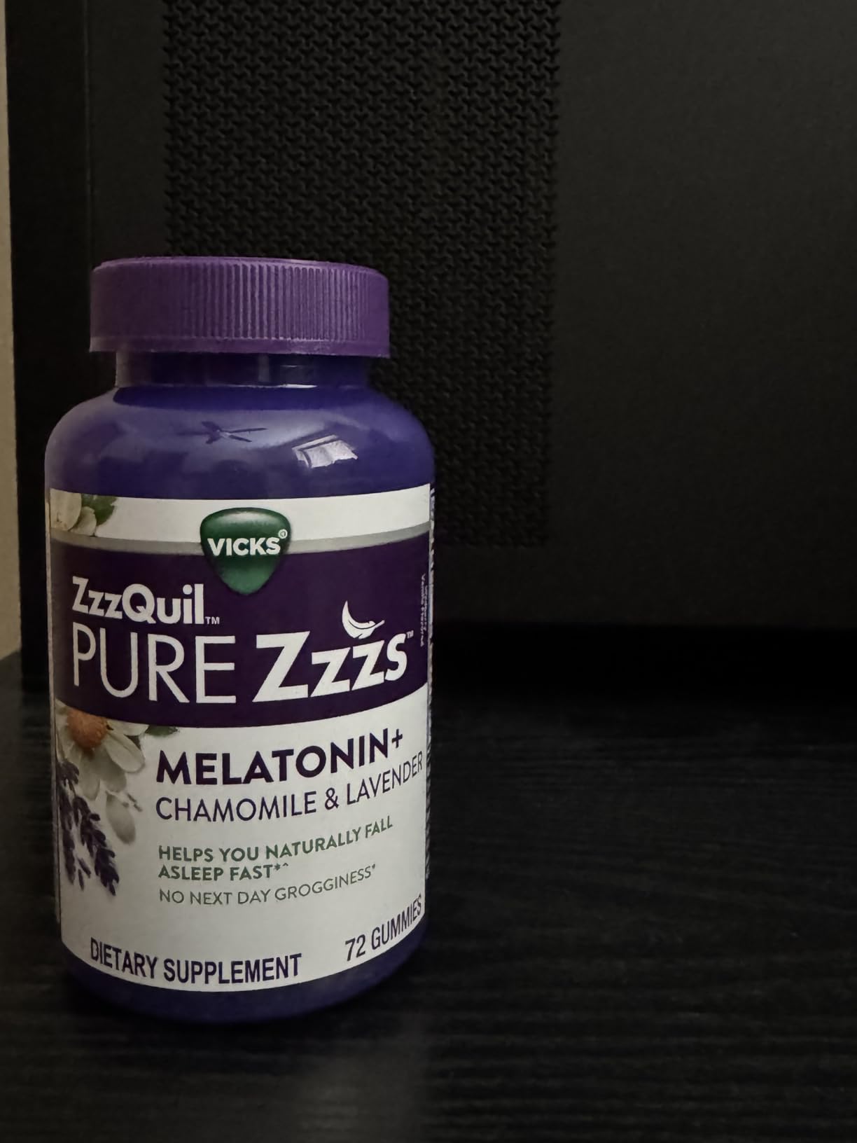 ZzzQuil, Pure Zzzs Melatonin Gummies, Sleep Aid, Melatonin 2mg, with Chamomile and Lavender, Melatonin Sleep Gummies, Sleep Aids for Adults, Wildberry Vanilla Flavored, 72 Sleep Gummies customer photo 1