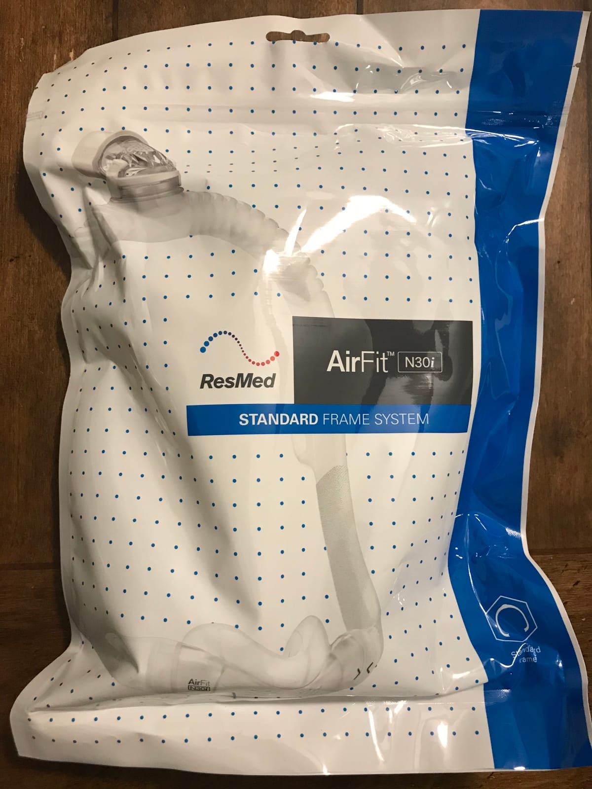 ResMed AirFit N30i Frame System Without Headgear, Stnd Frame Medium Cushion customer photo 1