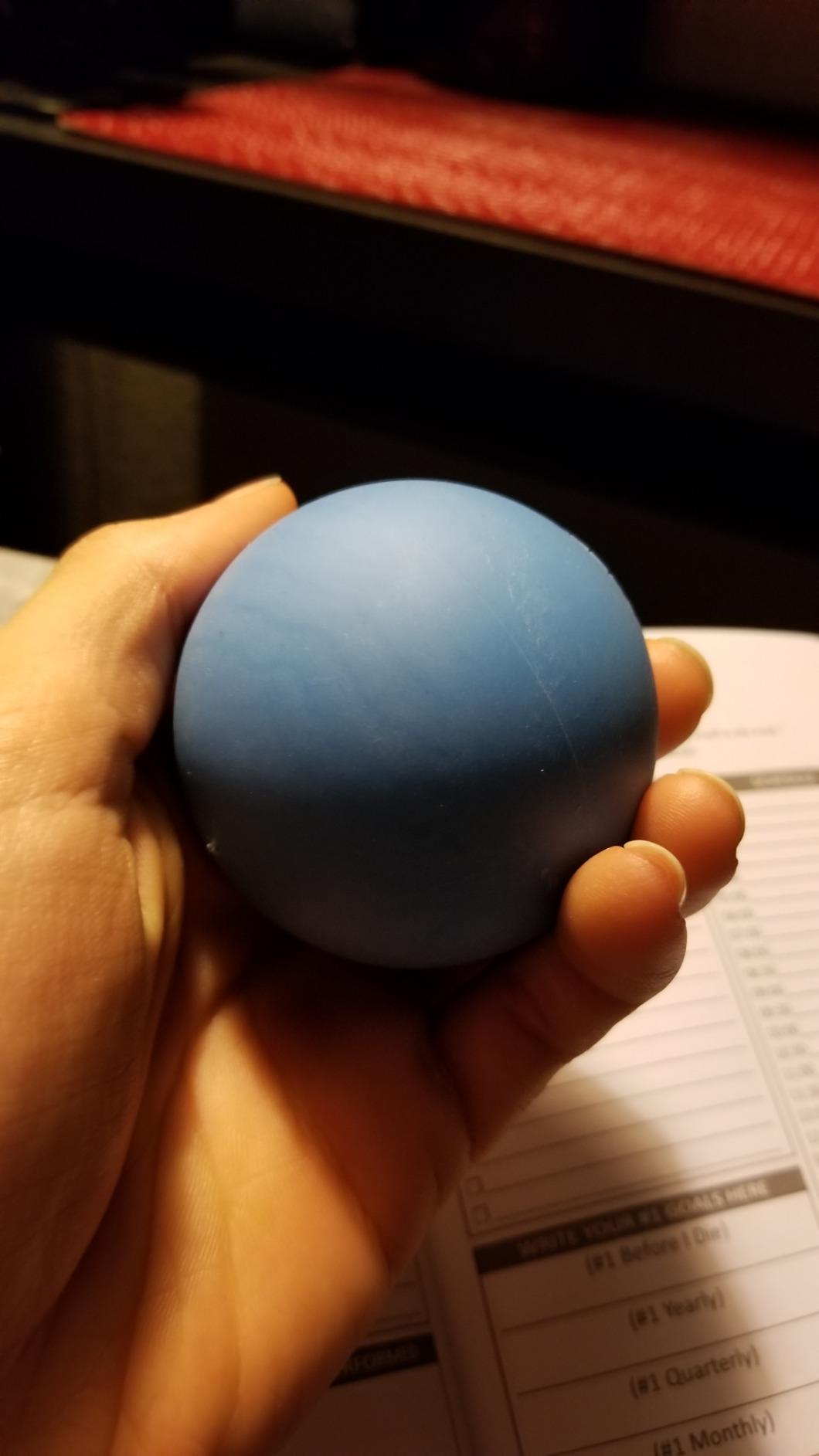 WOVTE Massage Lacrosse Ball Therapy for Sore Muscles Myofascial Release customer photo 2