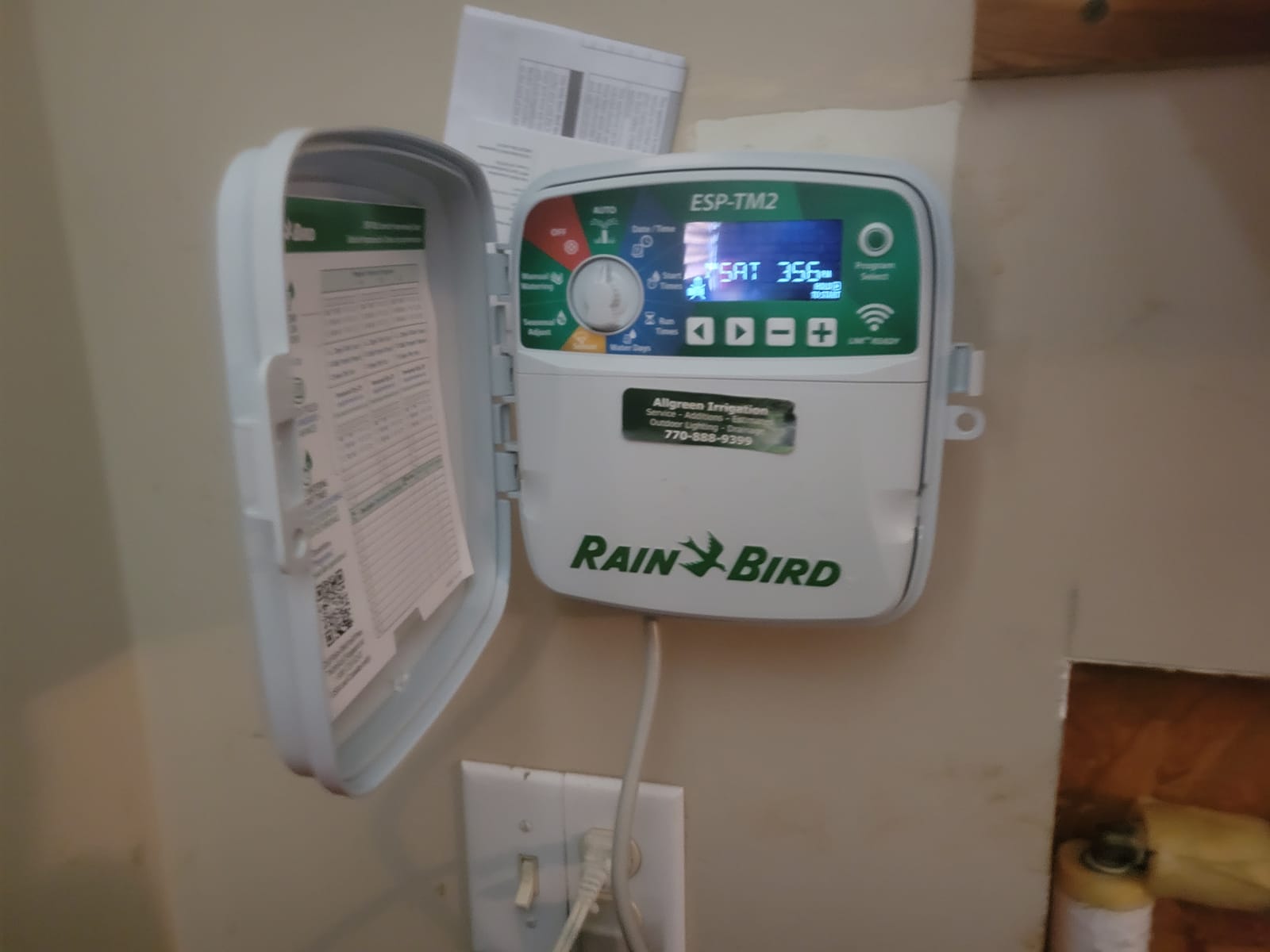 Rain-Bird ESP-TM2 Indoor Outdoor Irrigation WiFi Zone Controller Timer Box and Link Lnk WiFi Mobile Wireless Smartphone Upgrade Module Sprinkler System (6 Zone) customer photo 1
