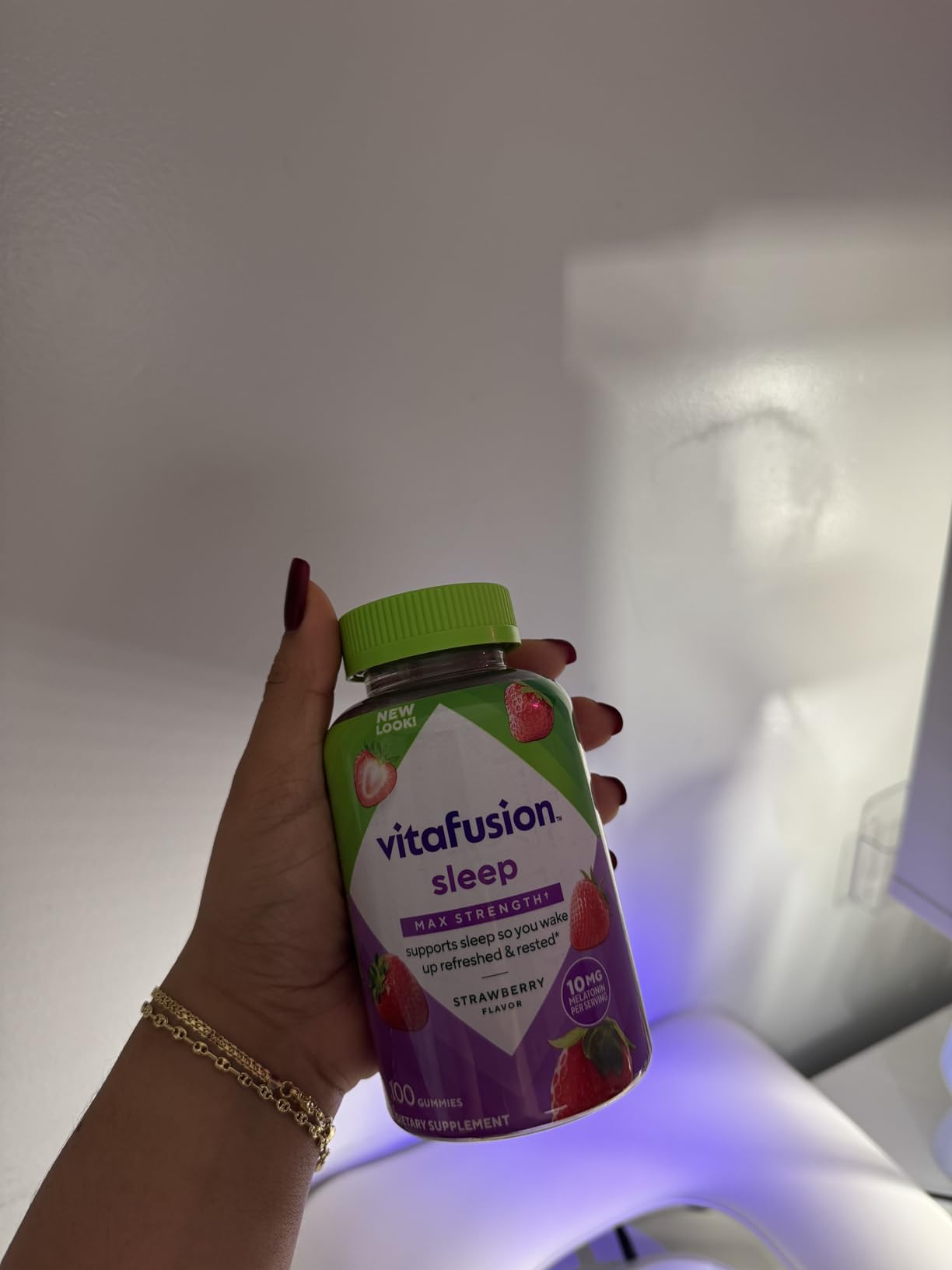 Vitafusion Melatonin Gummies 10mg Per 2 Gummies | 100 Count customer photo 1
