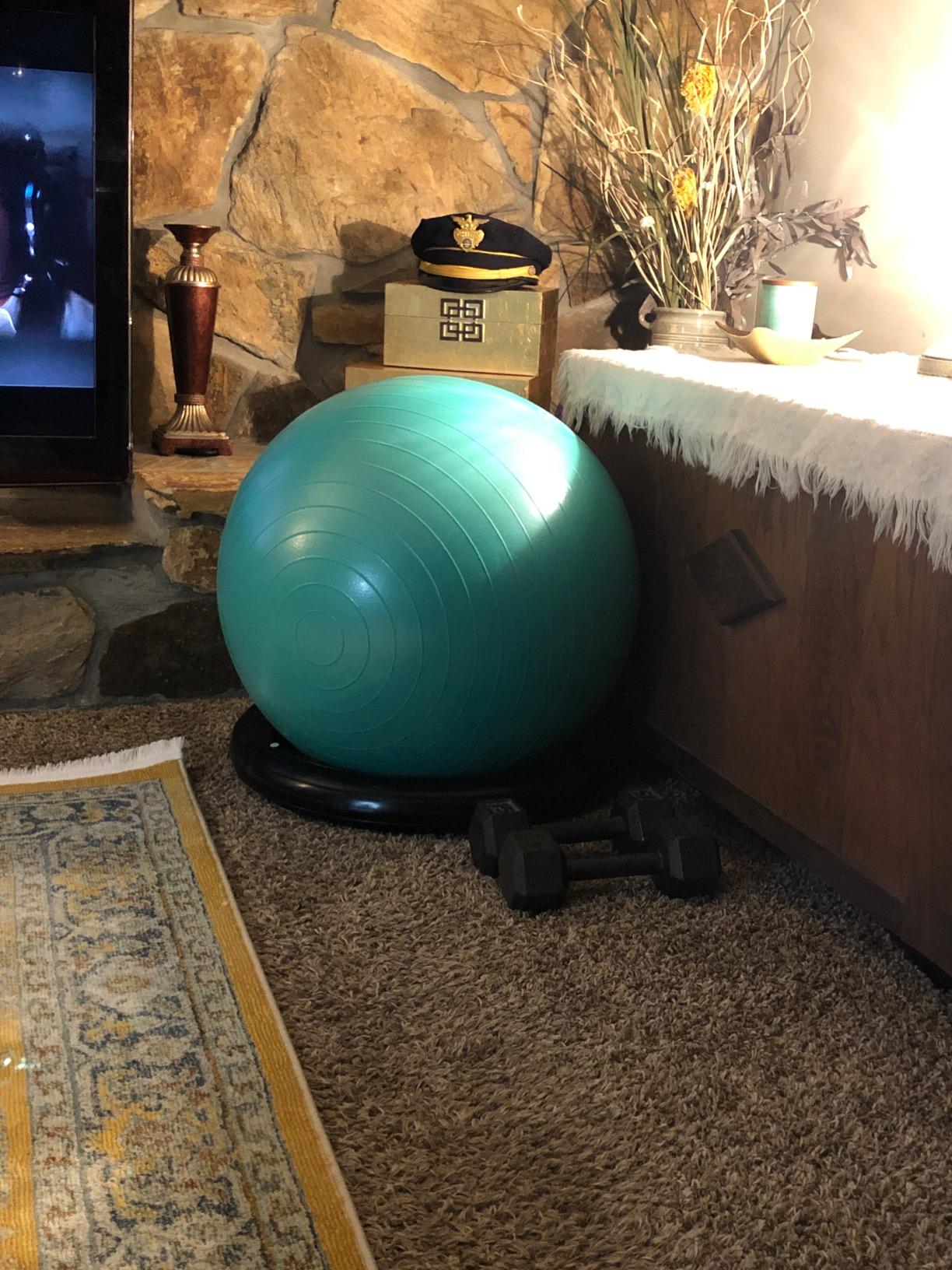 ProBody Pilates Yoga Ball Chair for Office, with Base customer photo 2