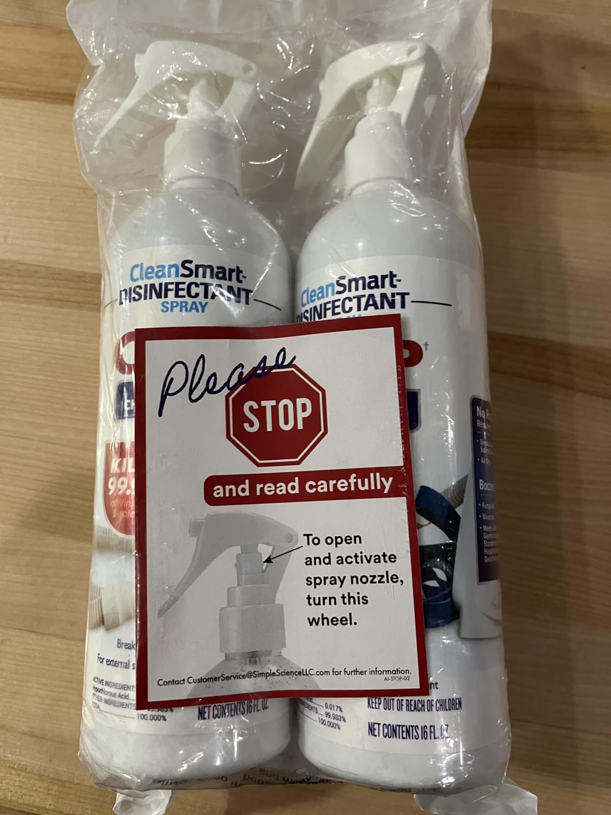 CleanSmart CPAP Disinfectant Spray for Face Mask and Hose, 16 oz (2 pack) customer photo 2