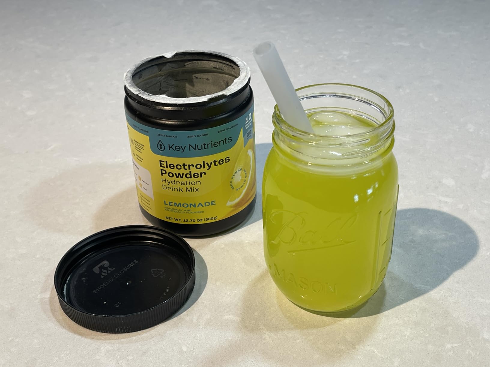 KEY NUTRIENTS Multivitamin Electrolytes Powder, Lemonade, 90 Servings customer photo 1