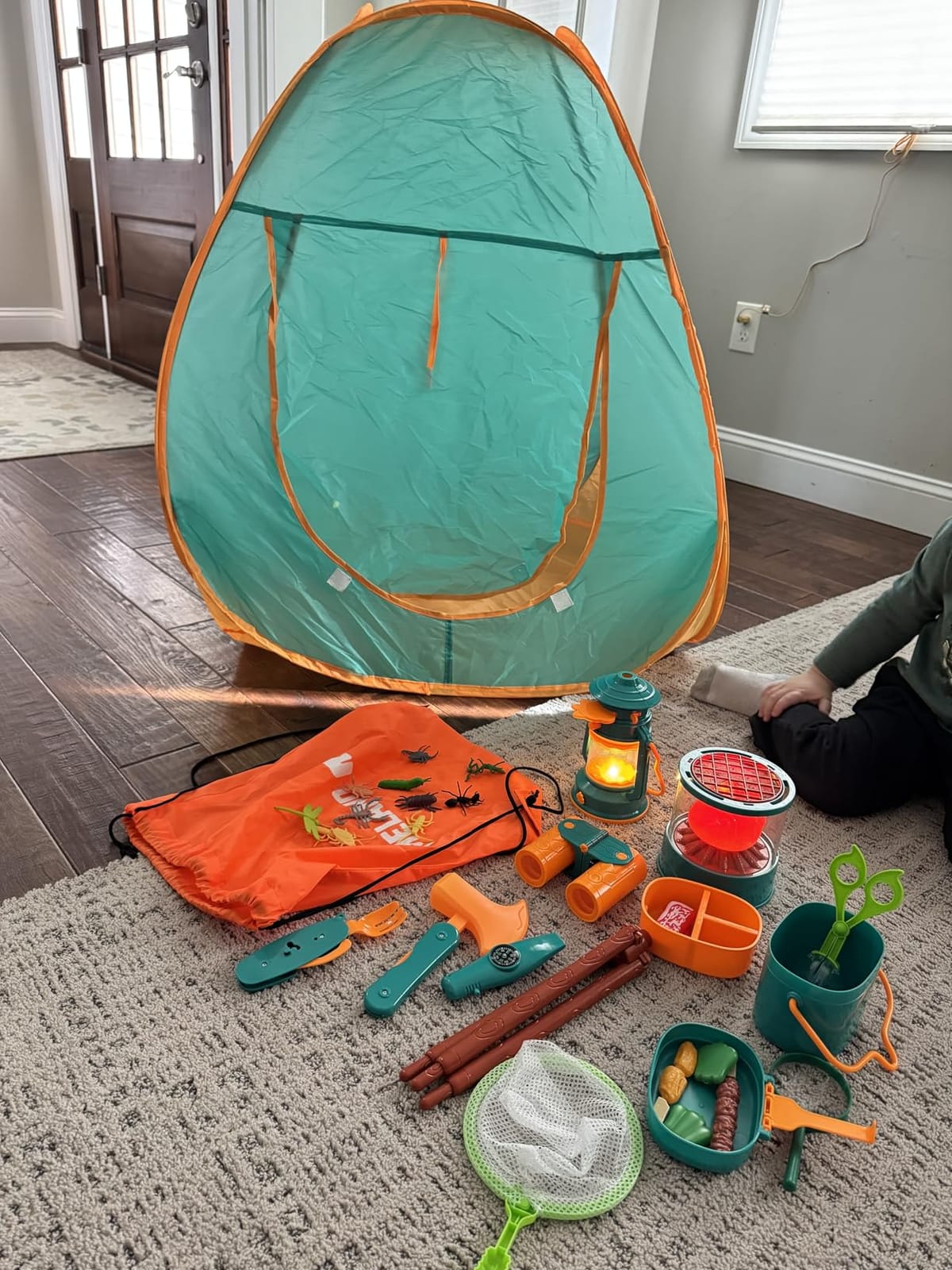 Meland Camping Play Set for Kids 3-6, Pretend Adventure Toy Gift customer photo 2