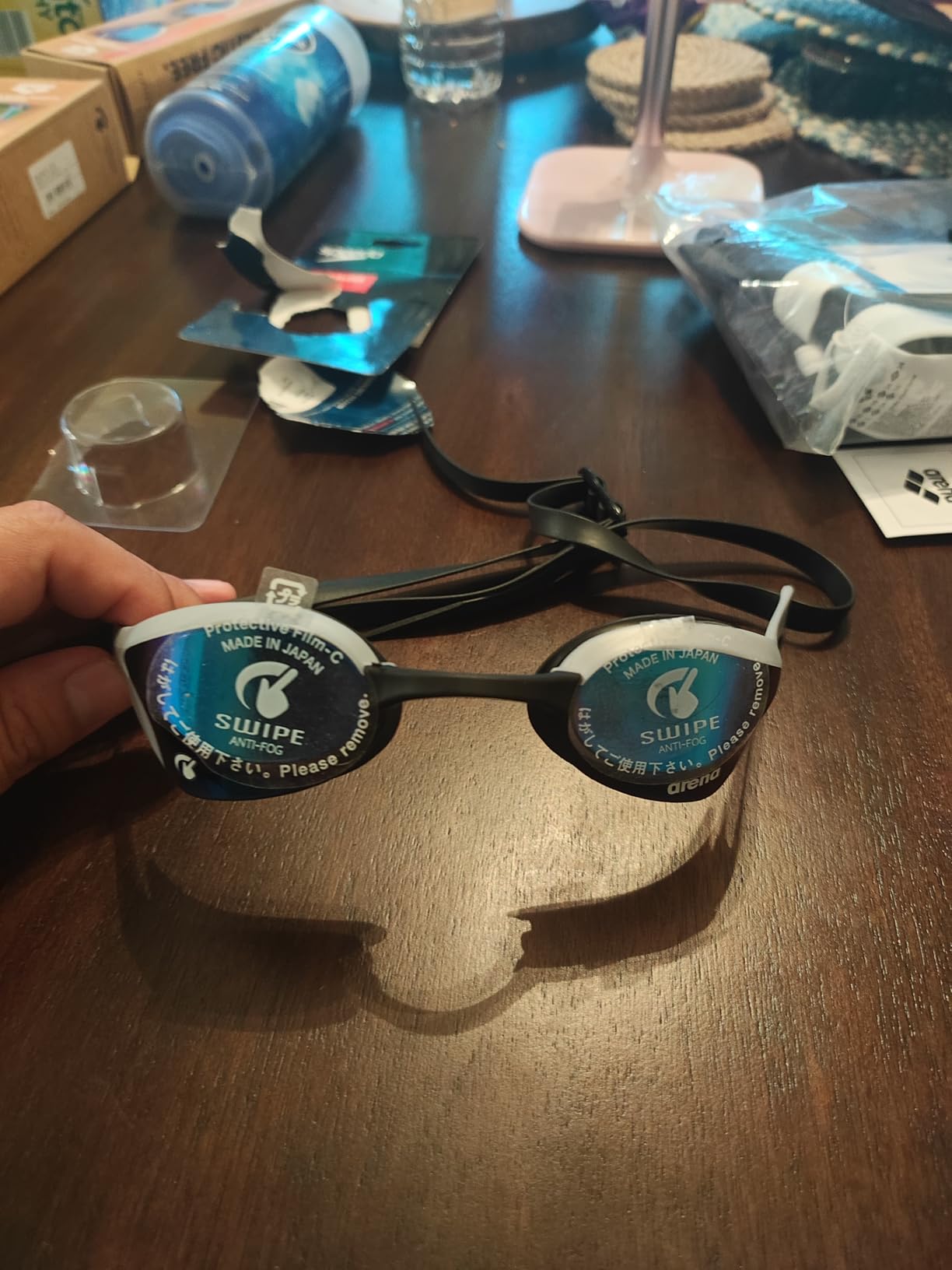 ARENA Unisex Cobra Ultra Swipe Racing Swim Goggles Anti-fog Technology Polycarbonate Hard Lens customer photo 1