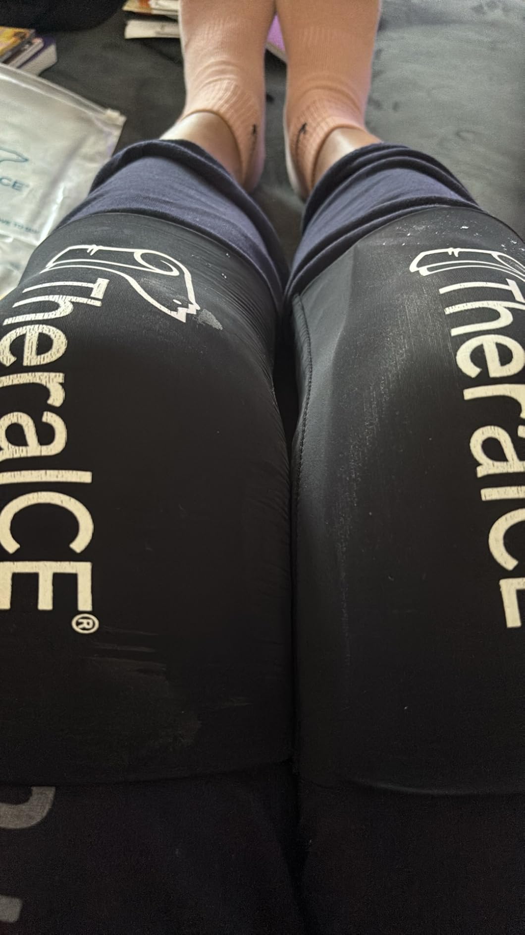 TheraICE Knee Ice Pack Wrap, Knee Brace for Women Men, Compression Sleeve customer photo 1