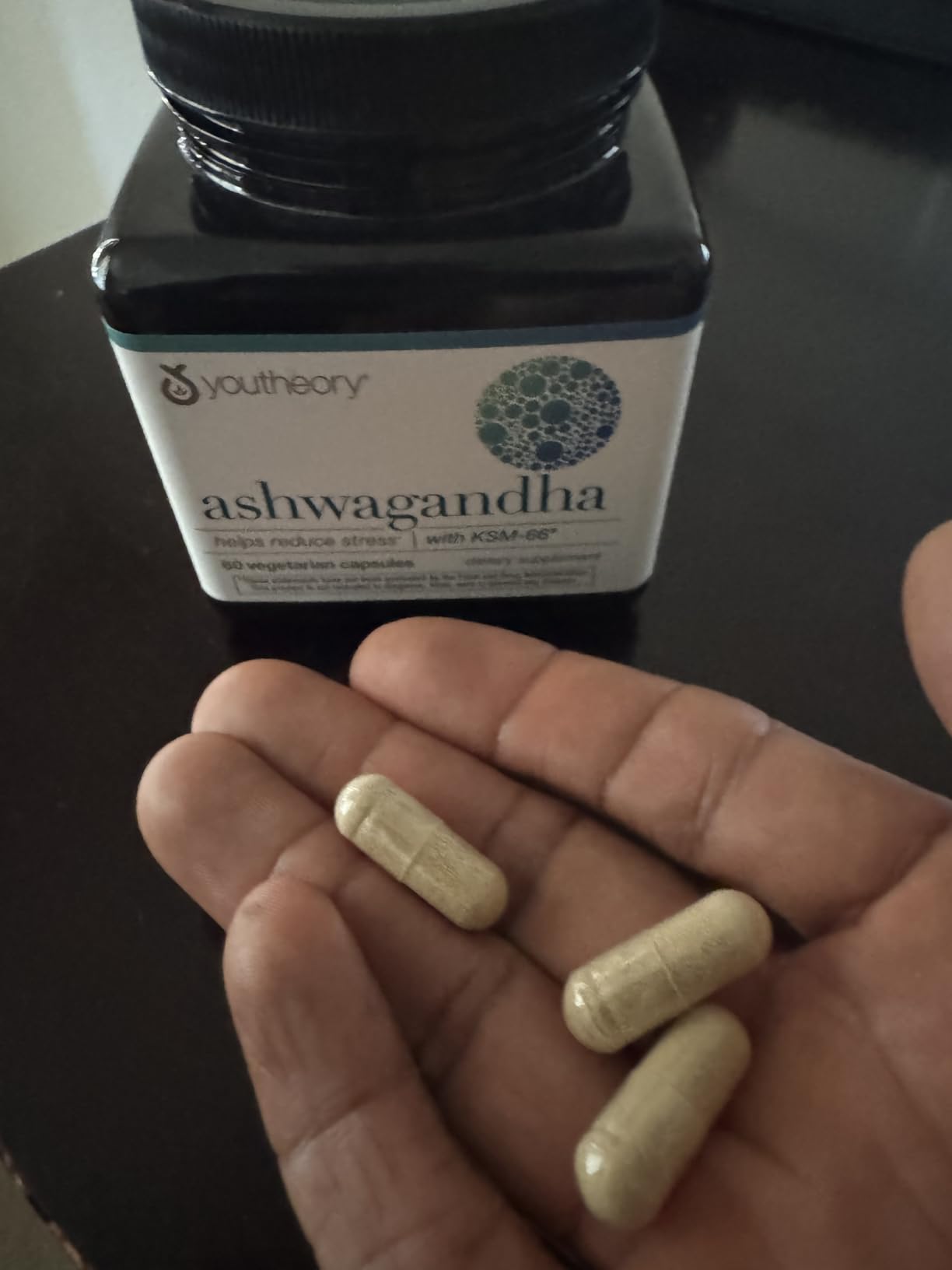 Youtheory Ashwagandha, 1,000 mg, 60 Vegetarian Capsules, 30-Day Supply customer photo 2