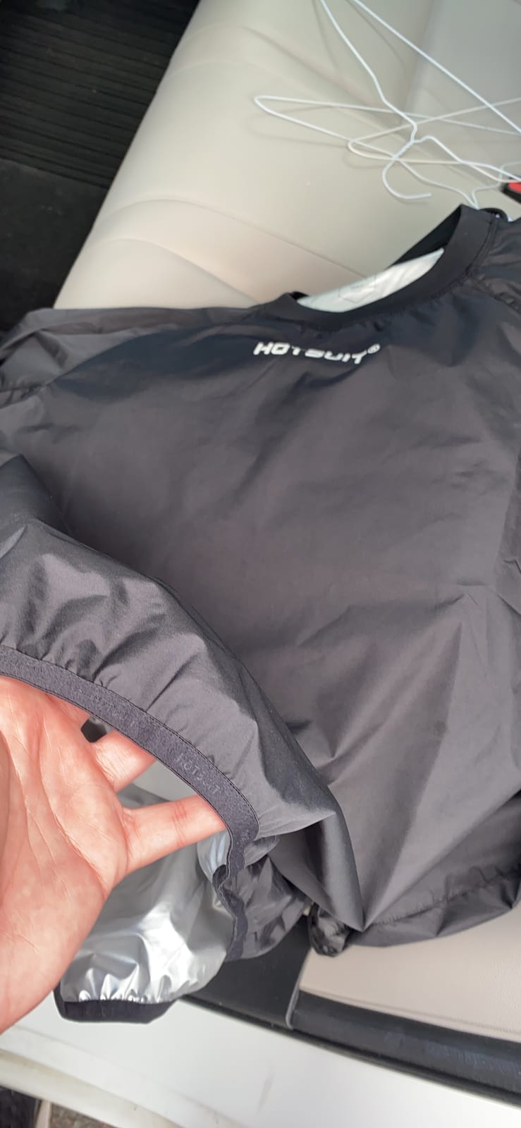 HOTSUIT Sauna Suit Women Durable Gym Workout Sauna Jacket Pants Sweat Suits customer photo 2