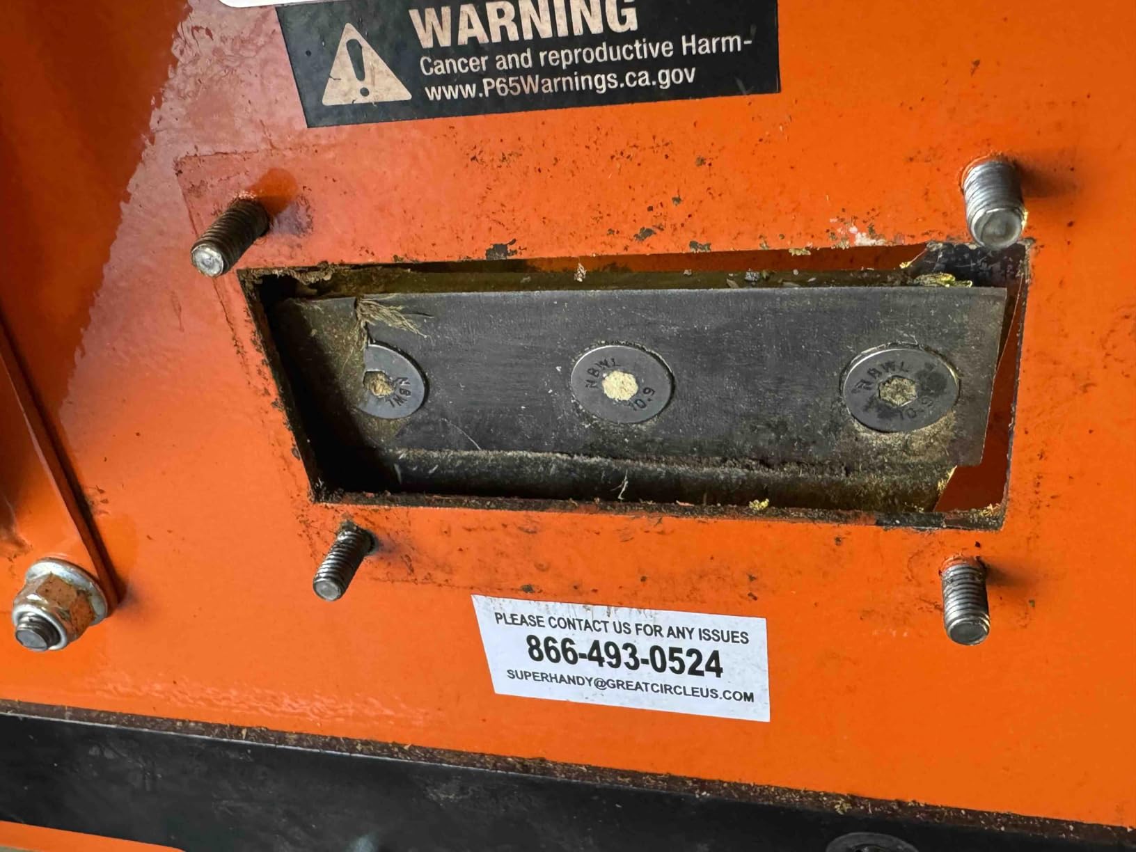 SuperHandy Mini Wood Chipper Shredder Mulcher Heavy Duty 7HP Compact Design 3