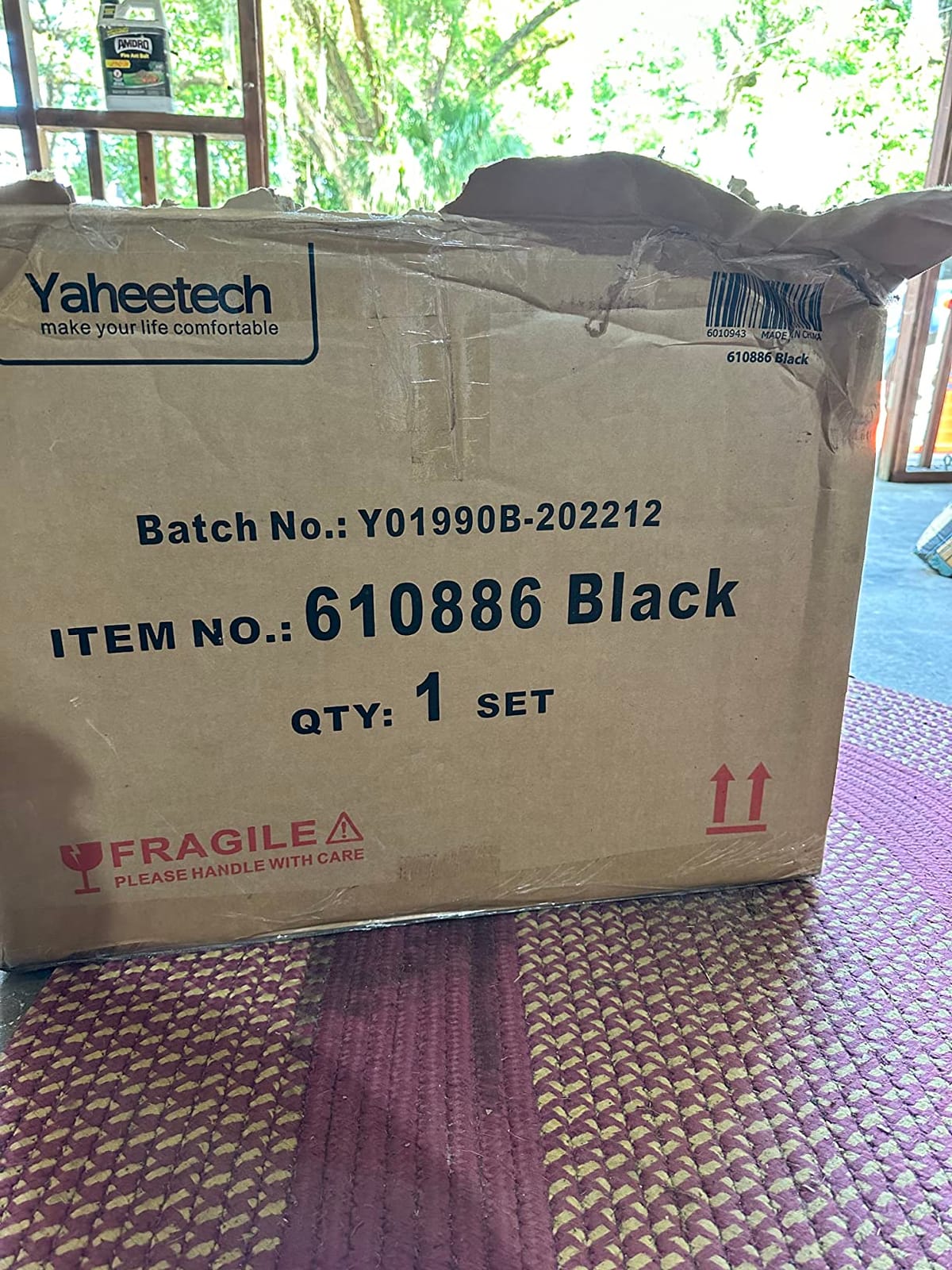 Yaheetech 84x24in Portable Massage Table Folding Adjustable Lash Bed, Black customer photo 2