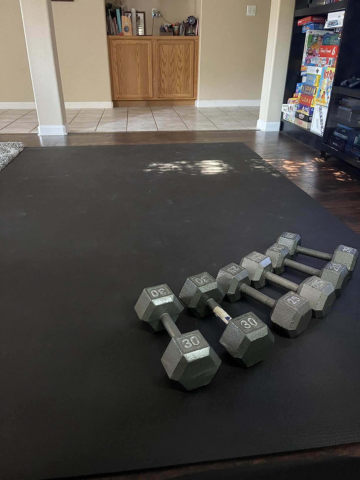 Gorilla Mats Extra Large Exercise Mat - 9x6/12x6/15x6 ft - Home Gym Workout customer photo 1