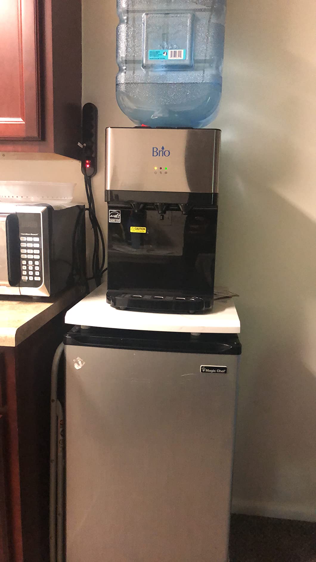Brio Limited Edition Top Loading Countertop Water Cooler Dispenser with Hot Cold and Room Temperature Water. UL/Energy Star Approved customer photo 1