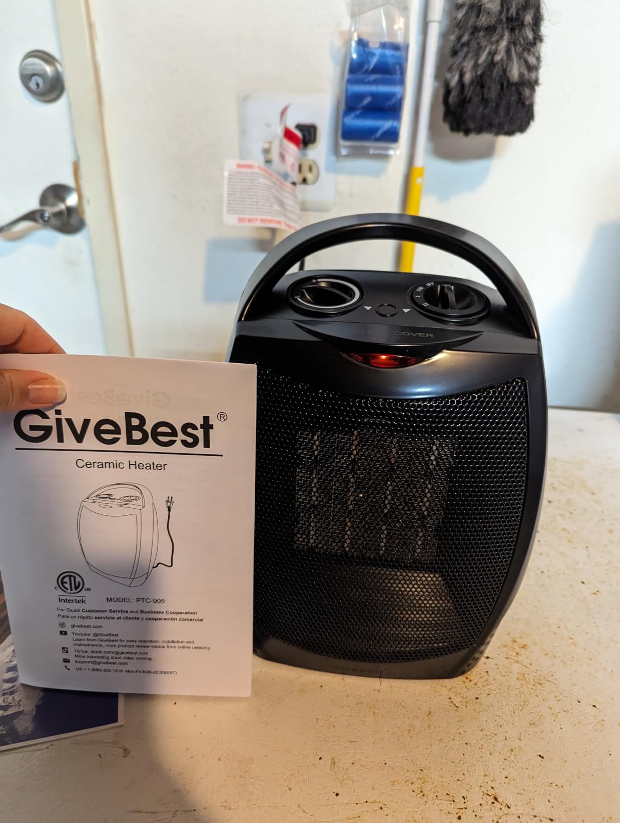 GiveBest Portable Electric Space Heaters for Indoor Use customer photo 1