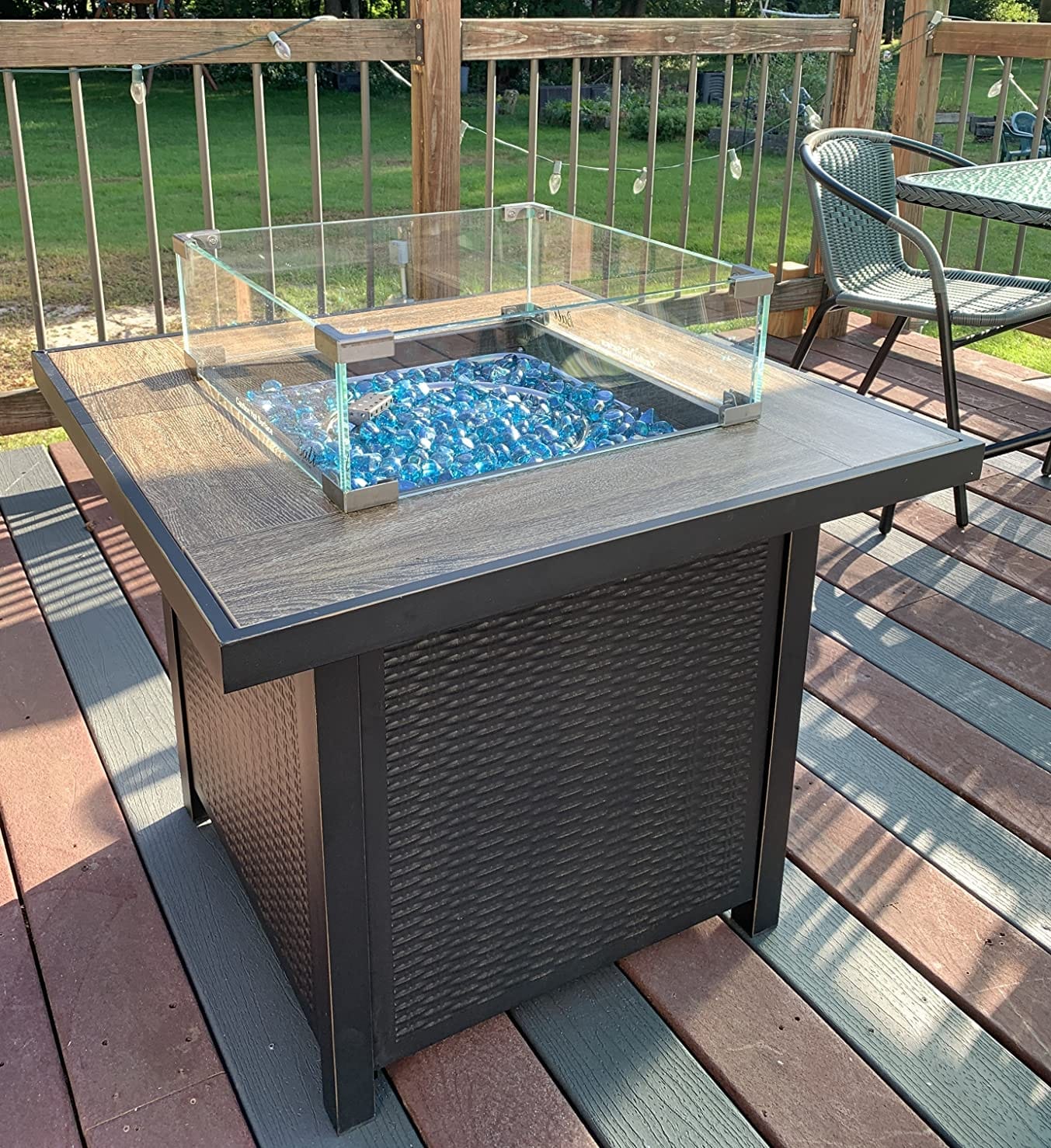 BALI OUTDOORS 50000 BTU Propane Fire Pit for Outdoor customer photo 1