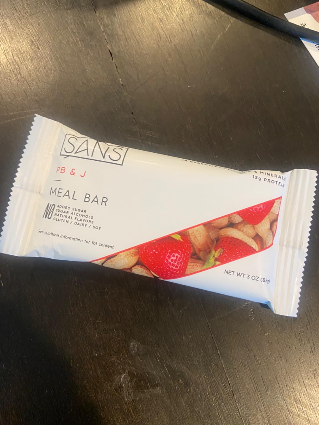 SANS Meal Replacement Protein Bars, Clean Energy Bars Variety Pack, 12 Bars customer photo 1