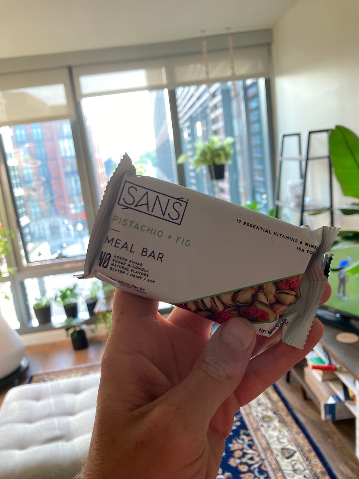 SANS Meal Replacement Protein Bars, Clean Energy Bars Variety Pack, 12 Bars customer photo 2